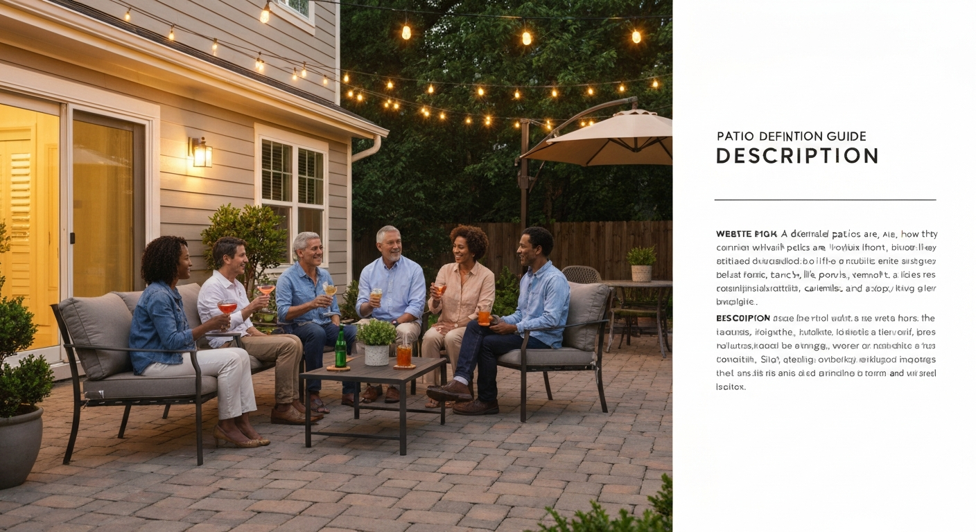 Patio Drinks Meaning: Simple Definition & Practical Tips