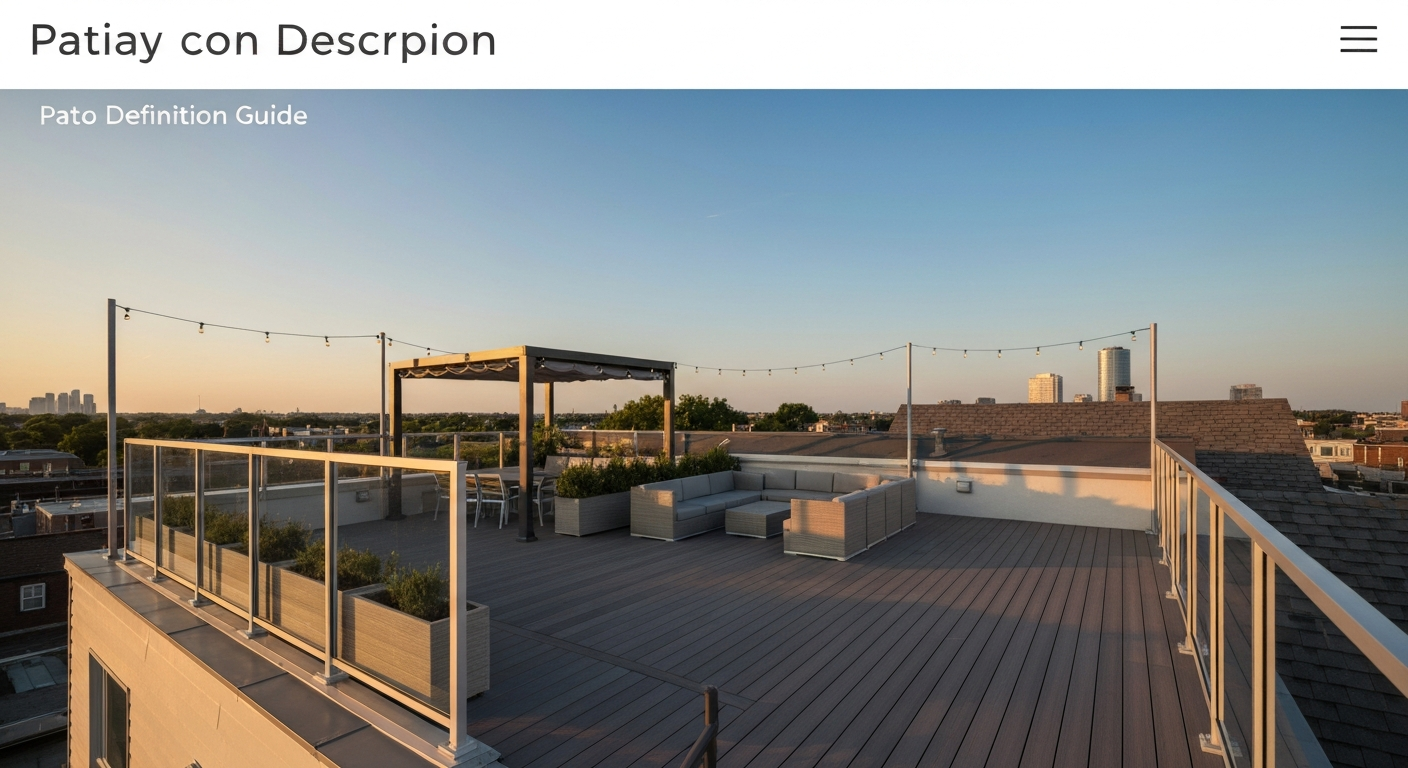 Patio on Top of House: Rooftop Patio Guide for Owners